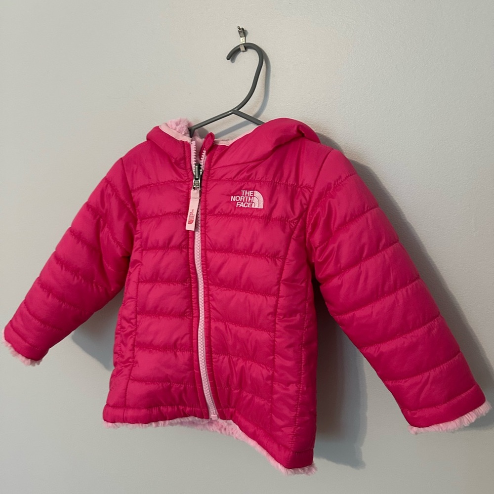 The North Face Infant Pink Puffer Coat